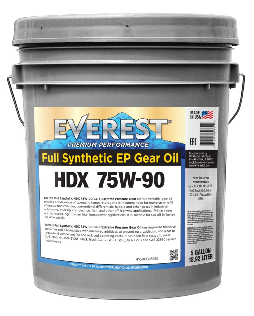 Everest 75W-90 Full Synthetic GL-5 GEAR OIL